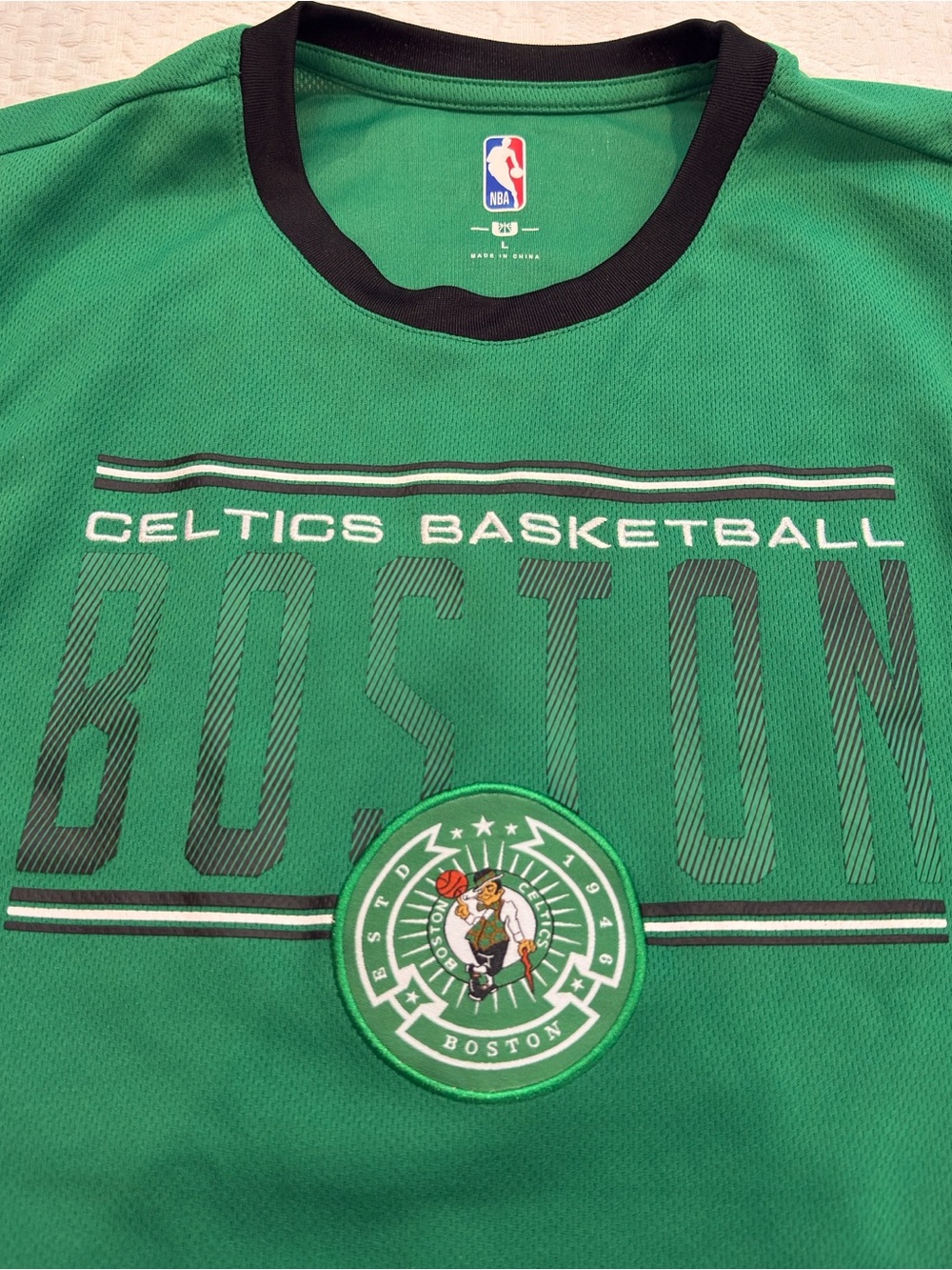 Boston Celtics Jayson Tatum Number 0 Jersey Size Large L NBA - Picture 4 of 7
